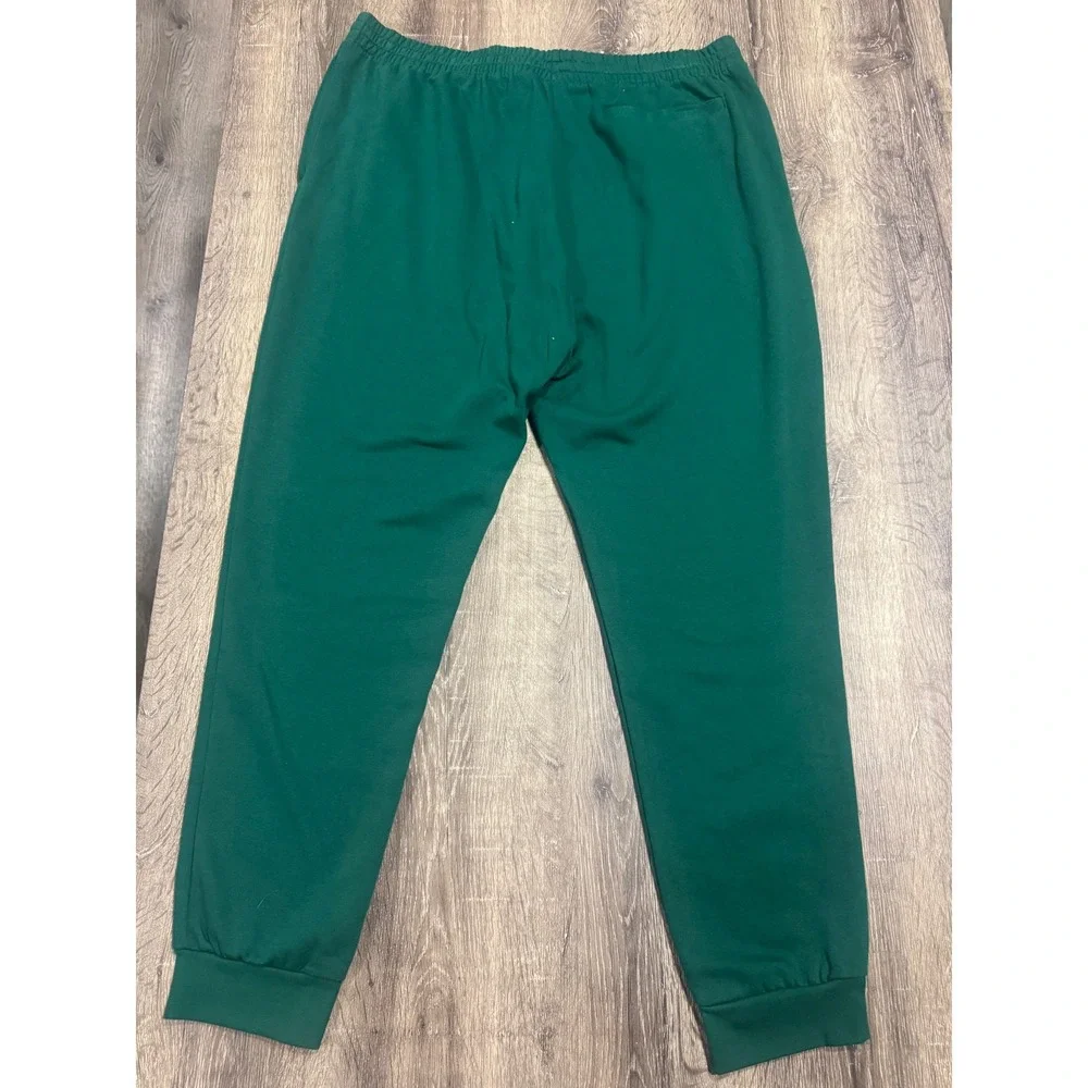 Adidas M Feelcozy‎ Pant Collegiate Green Fleece Joggers IJ8892 Mens 2XLT New